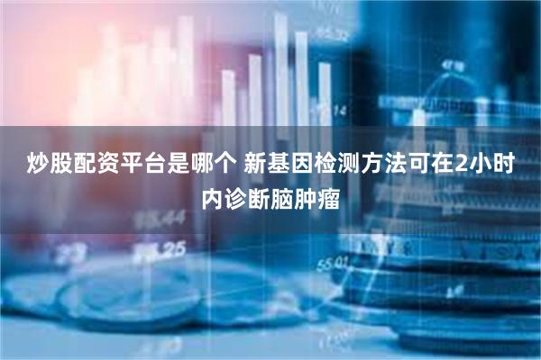 炒股配资平台是哪个 新基因检测方法可在2小时内诊断脑肿瘤