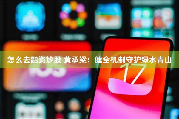 怎么去融资炒股 黄承梁：健全机制守护绿水青山